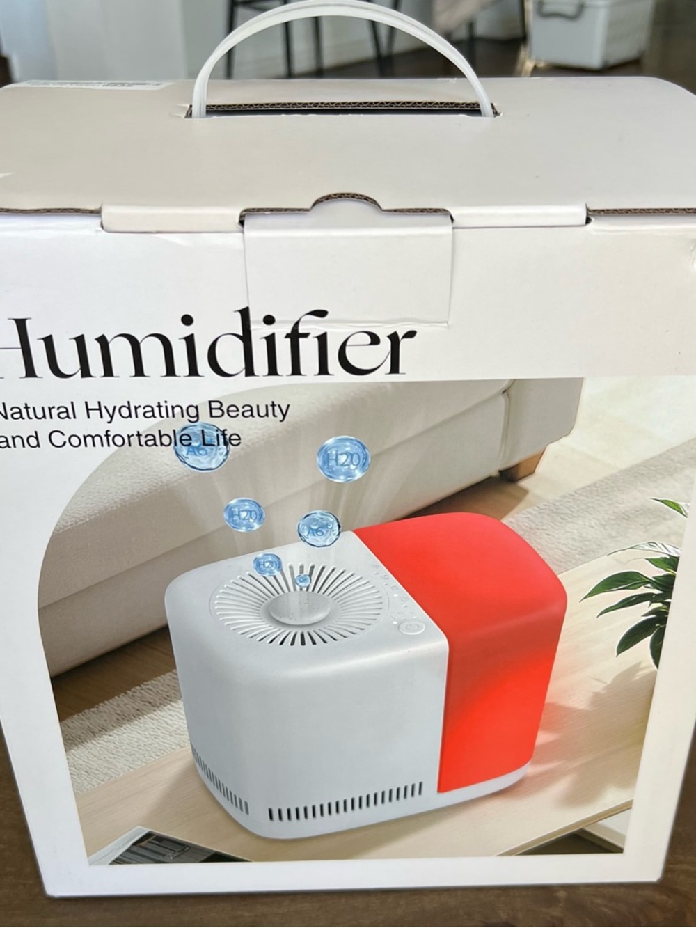White Compact Humidifier with Digital Remote - Picture 8 of 8